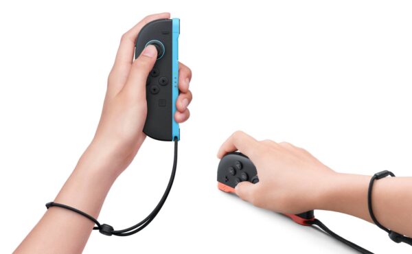Paire de manettes Joy-Con 2 gauche bleu clair & droite rouge clair Nintendo Switch 2