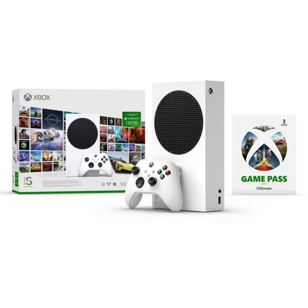Console Xbox Séries S Blanc + Game Pass Ultimate 3 mois