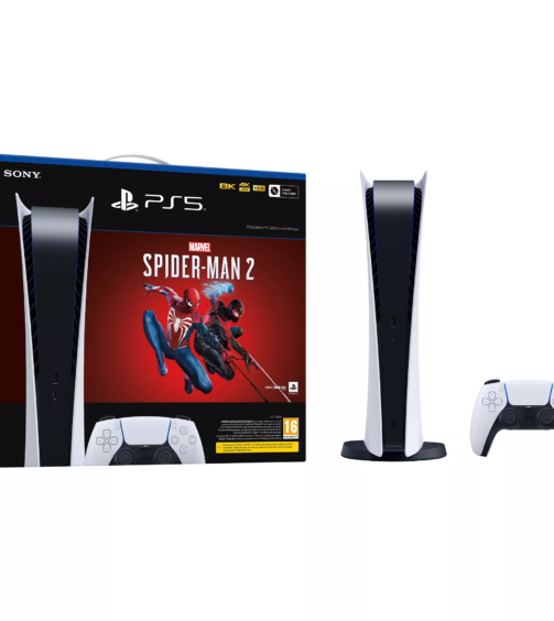 Console SONY PS5 DIGITALE + MARVEL'S SPIDERMAN 2 VOUC Reconditionné