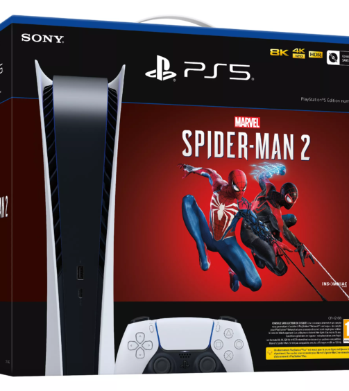 Console SONY PS5 DIGITALE + MARVEL'S SPIDERMAN 2 VOUC Reconditionné