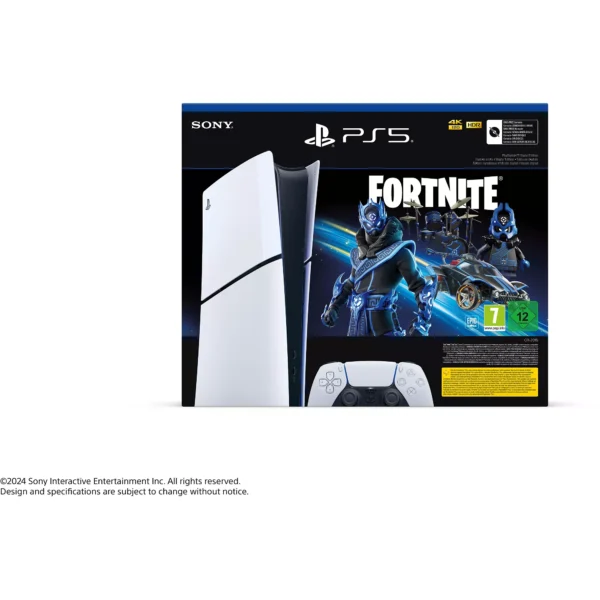 Console SONY PS5 Slim Digital + Fortnite Cobalt Star Reconditionné