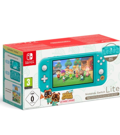 Nintendo Switch Lite - Édition Animal Crossing