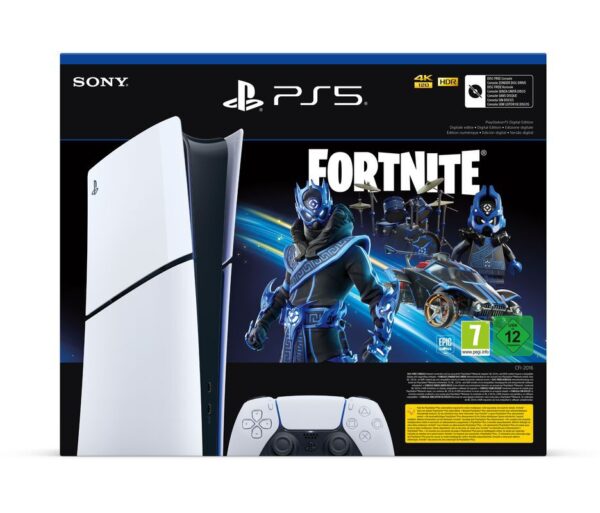 PlayStation 5 (modèle Slim) - édition numérique - Fortnite Cobalt Star