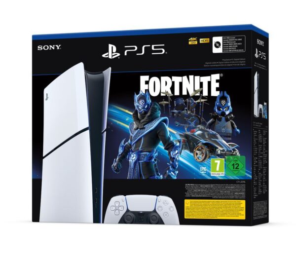 PlayStation 5 (modèle Slim) - édition numérique - Fortnite Cobalt Star