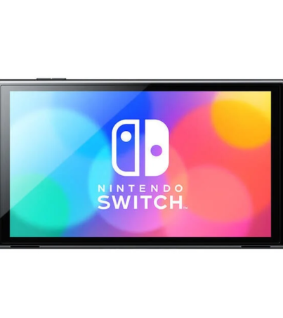 Nintendo Switch (modèle Oled) Avec Station D'accueil Et Manettes Joy-con Blanche