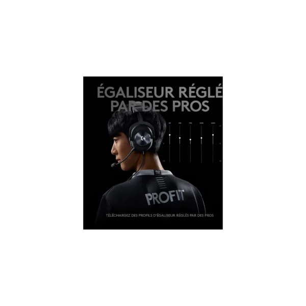 Casque gamer LOGITECH G PRO X Gaming Headset Noir – Image 6