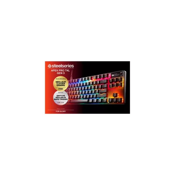 Clavier gamer STEELSERIES APEX PRO TKL GEN 3 - FR – Image 7