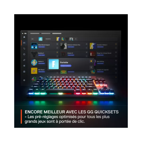 Clavier gamer STEELSERIES APEX PRO TKL GEN 3 - FR – Image 4