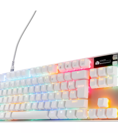 Clavier gamer STEELSERIES Apex Pro TKL Gen 3 FR Blanc