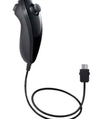 NINTENDO Manette Nunchuk Noir Wii Wii U