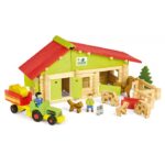 Ferme avec tracteur et animaux - 140 pièces