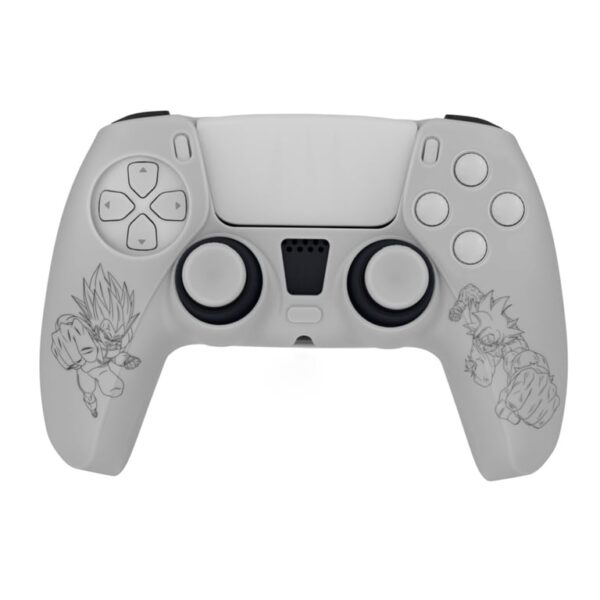 FR-TEC Maneki Tanooki Pack pour Manette PS5 avec Coque Rigide + Autocollant pour Touchpad + Grips - Améliore la Prise en Main et la Sensation Tactile – Image 4