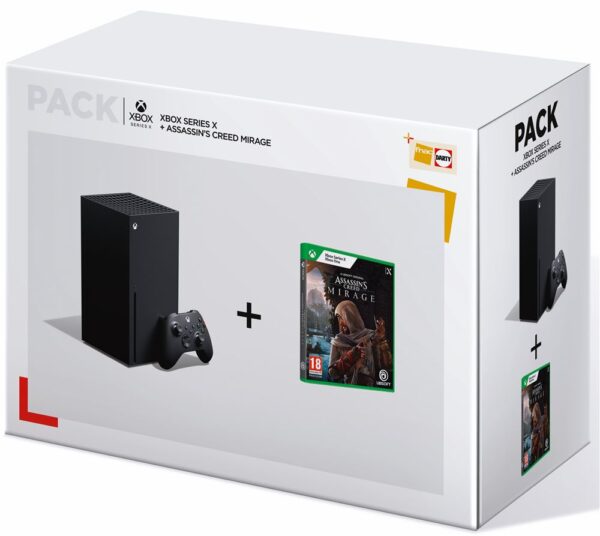 Pack Console Xbox Series X Noir + Assassin's Creed Mirage Xbox – Image 2