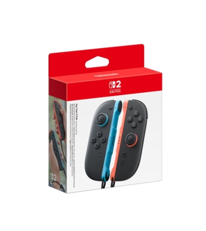 Paire de manettes Joy-Con 2 gauche bleu clair & droite rouge clair Nintendo Switch 2