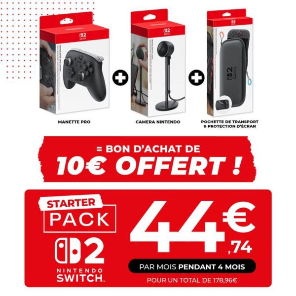 Starter Pack Accessoires Nintendo Switch 2