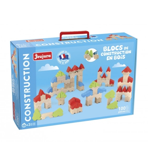 Blocs de construction - 100 pièces en bois