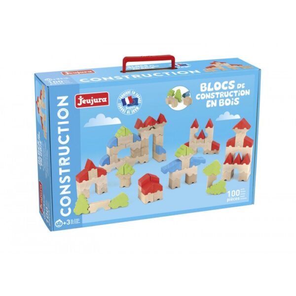 Blocs de construction - 100 pièces en bois