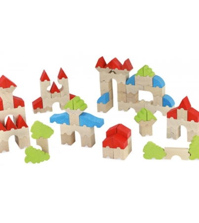 Blocs de construction - 100 pièces en bois
