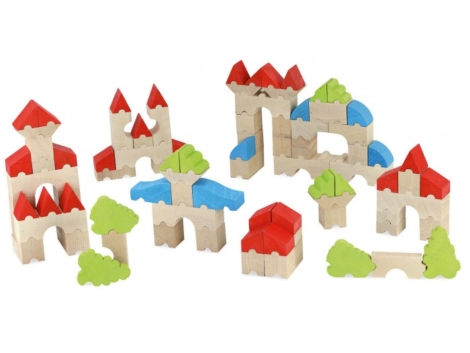 Blocs de construction - 100 pièces en bois