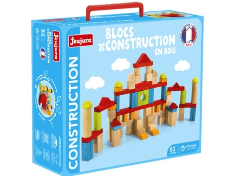 Blocs de construction - 82 pièces en bois