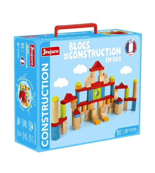 Blocs de construction - 82 pièces en bois