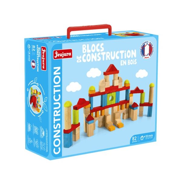 Blocs de construction - 82 pièces en bois