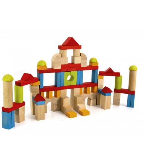 Blocs de construction - 82 pièces en bois