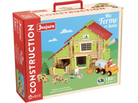 Chalet à comté avec camion et animaux - 180 pièces