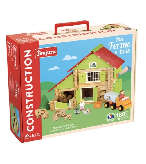 Chalet à comté avec camion et animaux - 180 pièces