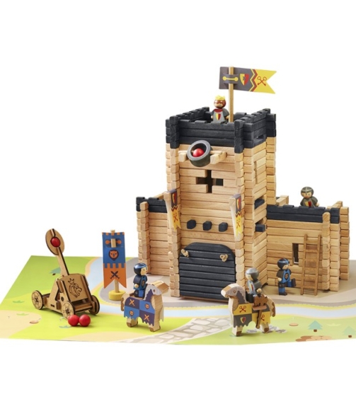 Château fort et catapulte -270 pièces