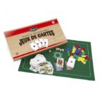 Coffret de jeux de cartes - coffret en bois