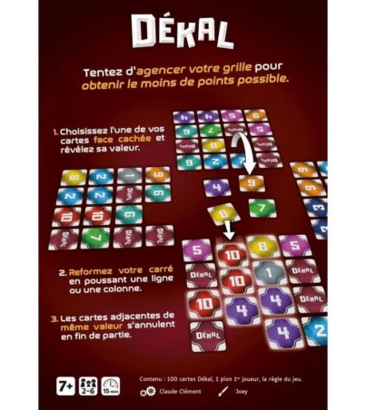 Jeux de société famille Dekal