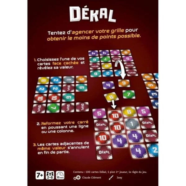 Jeux de société famille Dekal