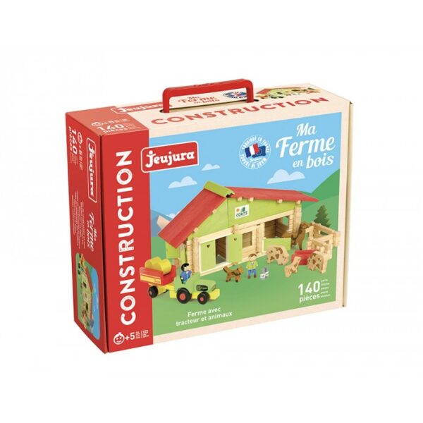 Ferme avec tracteur et animaux - 140 pièces