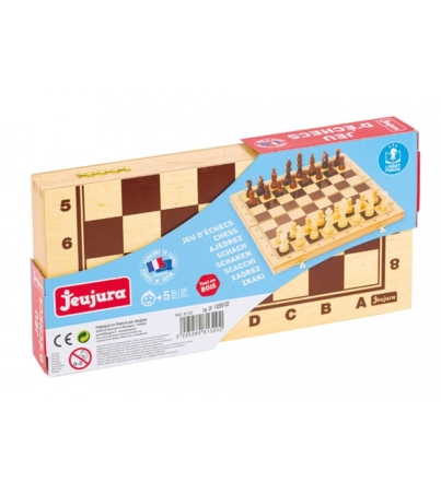 Jeu d'échecs - coffret pliant en bois