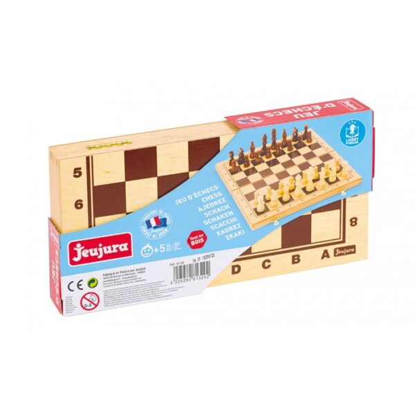 Jeu d'échecs - coffret pliant en bois