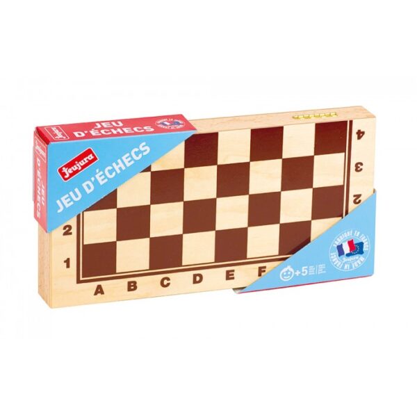 Jeu d'échecs - coffret pliant en bois