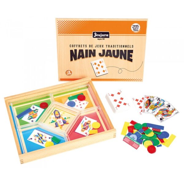 Jeu du nain jaune - coffret en bois