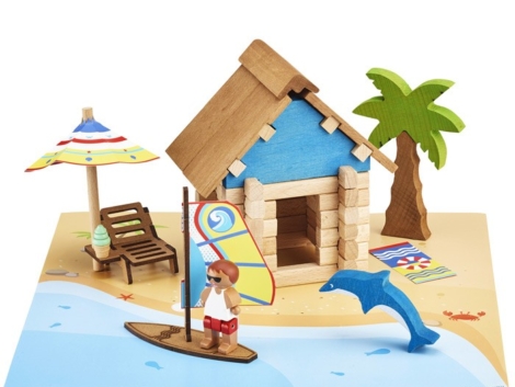 La cabane de plage 55 pcs