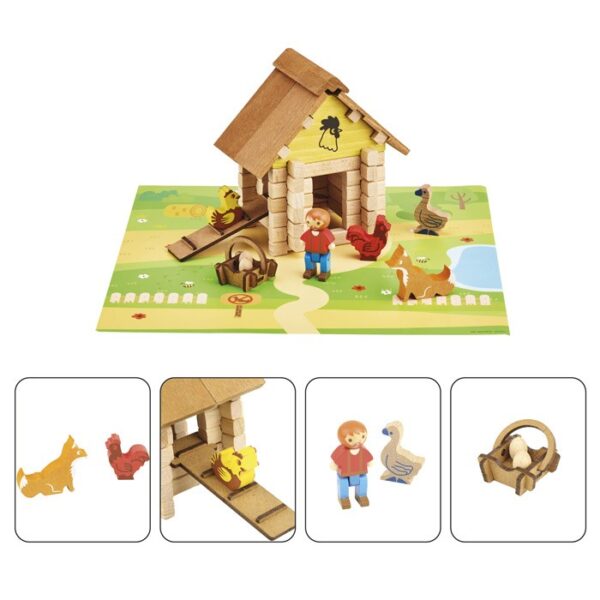 Ma ferme en bois - 60 pieces – Image 3