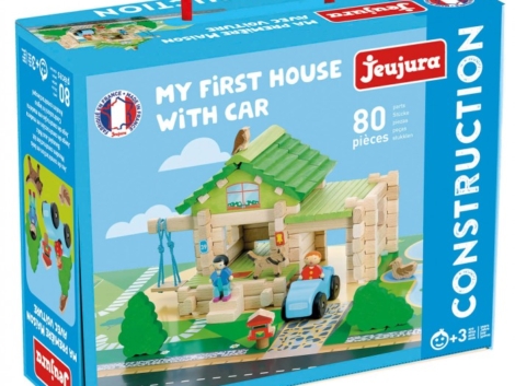 Jeujura Ma première maison avec voiture 80 pièces