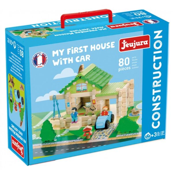 Jeujura Ma première maison avec voiture 80 pièces