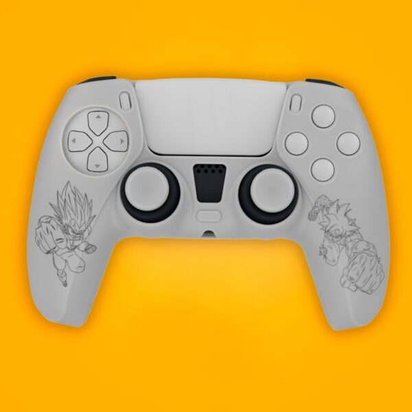 FR-TEC Maneki Tanooki Pack pour Manette PS5 avec Coque Rigide + Autocollant pour Touchpad + Grips - Améliore la Prise en Main et la Sensation Tactile – Image 5